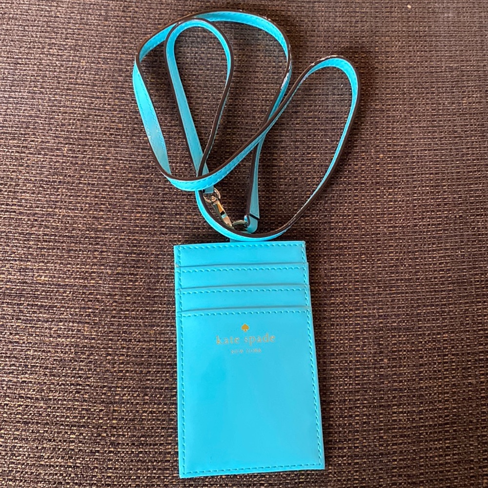 Kate Spade Teal/Blue ID Landyard